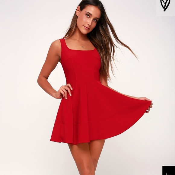 lulus dress red